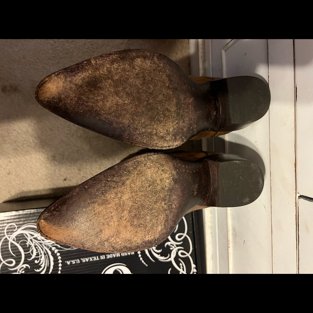 Black Jack Boots Style#600-Eastern Rattle Snake.   Color Natural Size 12D